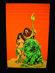 22x32 1969 Houston Blacklight THE RULERS Poster