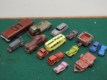 Vintage Tootsietoys & Sun Rubber Cars Lot
