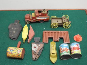 Lot Of 1960s Toys Cars Cans & More