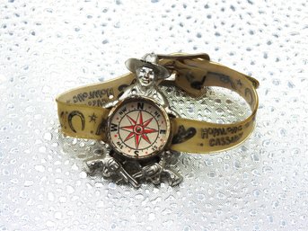 1950s Hopalong Cassidy Compass Bracelet Toy