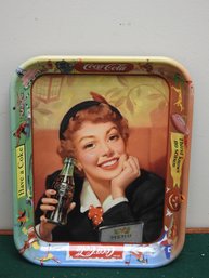 1950s Coca Cola Advertising Metal Tray