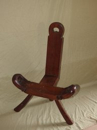 Old Asian Wooden  Birthing Chair