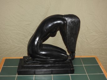 Large 1985 Austin Productions Nude Woman Sculpture Statue