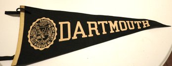 1950s Dartmouth College Felt Pennant Banner