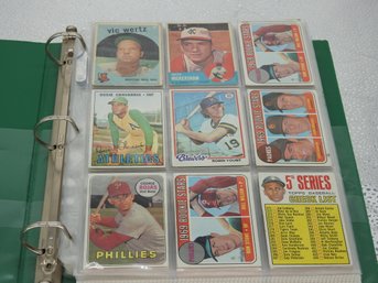Binder Full Of 1950s 60s 70s Baseball Cards Not All Cards Were Photographed