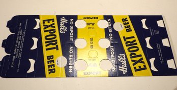 Old Hulls Beer Unused 6 Pack Holder New Haven Ct