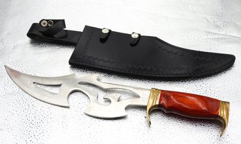 Very Sharp 16 Inch Fantasy Knife With Sheath