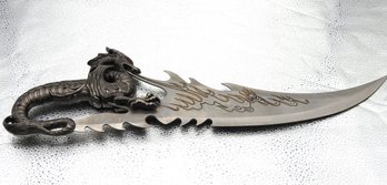 Very Sharp 20 Inch Dragon Handle Fantasy Knife