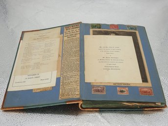 Amazing 1920s Scrapbook Not All Pages Photographed Alot Of Content