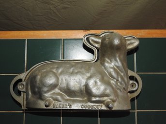 Old Large Cast Cow Candy Mold