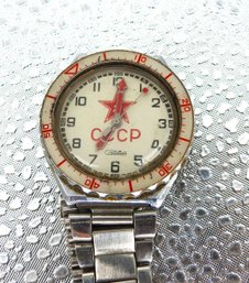 Vintage Russian CCCP Mens Wrist Watch Made In USSR