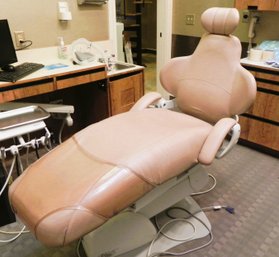 Linak Elite, Patient Dental Chair With Soft Leather