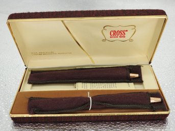 Vintage 14kt Gold Filled Cross Pen & Pencil Set