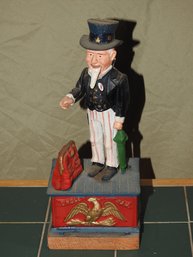 Cast Iron Uncle Sam Bank