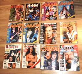 Lot Of 1970s Rock Magazines Circus Creem & More