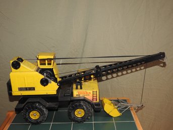 Large Old Steel Turbo Diesel Tonka Truck Crane