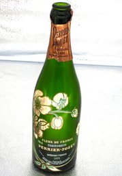1973 Hand Painted Perrier-jouet Fleur De France Champagne Bottle