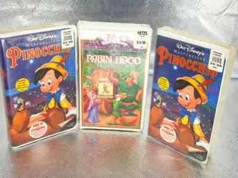 Lot Of Factory Sealed Walt Disney VHS Tapes