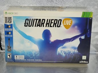 Sealed Never Used Xbox 360 Guitar Hero Live Video Game & Guitar