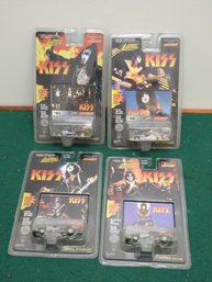 Lot Of 4 Johnny Lightning 1/64 Kiss Cars