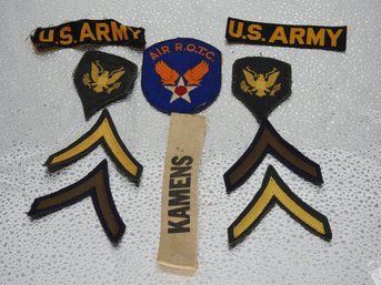 Lot Of Old Military Patches