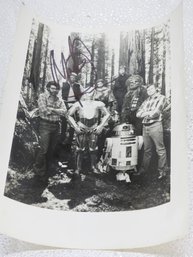 Signed 8 X 10 Star Wars Photo Cannot Make Out Signature