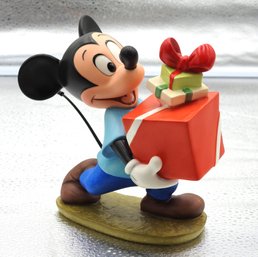 High End Walt Disney Collection Retired Mickey Mouse Figurine With Box