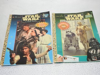 Lot Of 2 Vintage Star Wars Sticker Books
