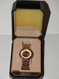 Vintage Seiko Gold Tone Wrist Watch