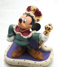 High End Walt Disney Collection Retired Mickey Mouse Figurine With Box With COA