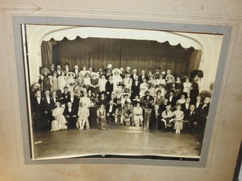 Circa 1931 Oddity All Male In Different Dress Circus Type 8x10 Photograph