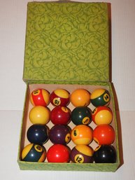 Old Pool Ball Set