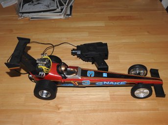 1988 Don The Snake Prudome Remote Control Dragster Toy 20 Inches
