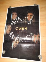 1976 Paul McCartney & Wings Rock Poster 20 X 30