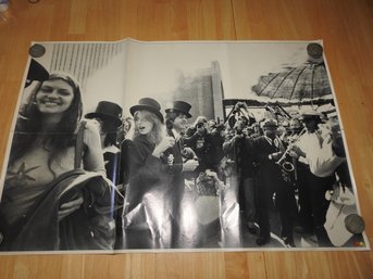 1970s Paul McCartney & Wings Rock Poster 20 X 29