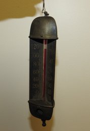 Old Metal 3 Sided Thermometer