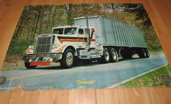 1976 Desperado 18 Wheeler Truck Poster 24 X 36