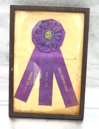 1944 Large Agriculture Vocational Grand Champion Ribbon