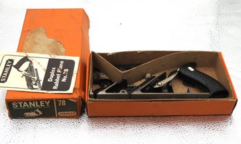 Old Stanley 78 Wood Plane In Box