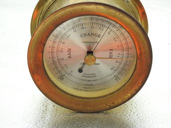 Heavy Brass Seth Thomas Barometer