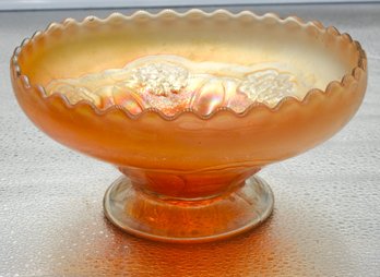 G7 Early Fenton Marigold Carnival Glass Compote