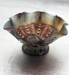 G11 Early Northwood Amethyst Carnival Glass Bowl