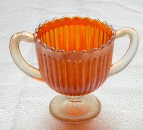 G16 Early Marigold Carnival Glass Sugar Bowl