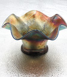 G25 Early Fenton Amethyst Carnival Glass Bowl