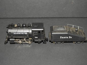 Vintage HO Scale Santa Fe 98 Train Locomotive