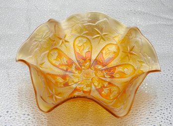 G29 Early Marigold Carnival Glass Dish