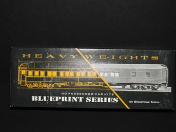 Vintage HO Scale Blueprint Series New Haven Single Window Coach Car Kit