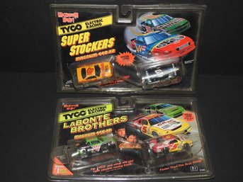 Never Opened Lot Of 4 Tyco Nascar Slot Cars