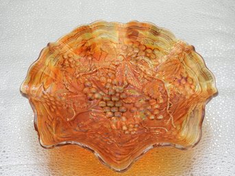 G39 Early Marigold Carnival Glass Dish