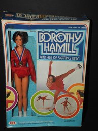 1977 Ideal Dorothy Hamill 12 Inch Doll & Ice Rink In Original Box